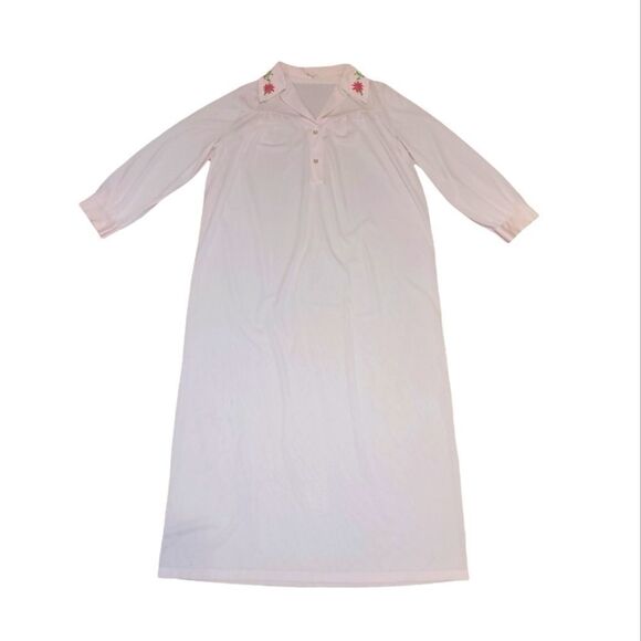 Vintage Sears Embroidered Nightgown Large 38/40 - Picture 1 of 12